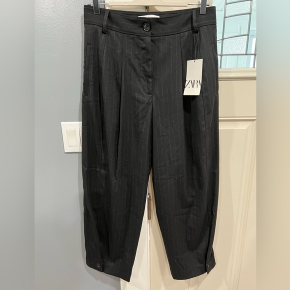 Zara Pants - NWT: Zara Tapered Pinstripe Pants ZW Collection
